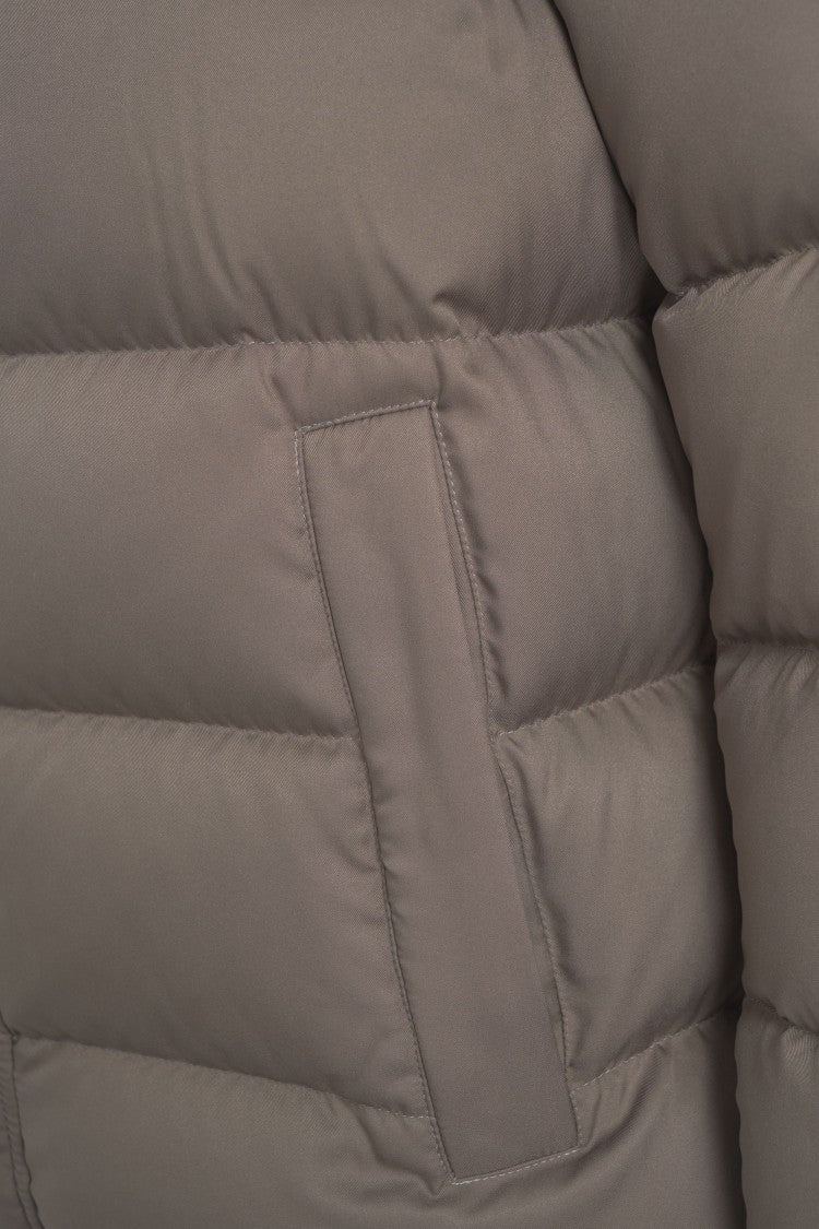 Herno Down Jacket With Faux Fur Collar