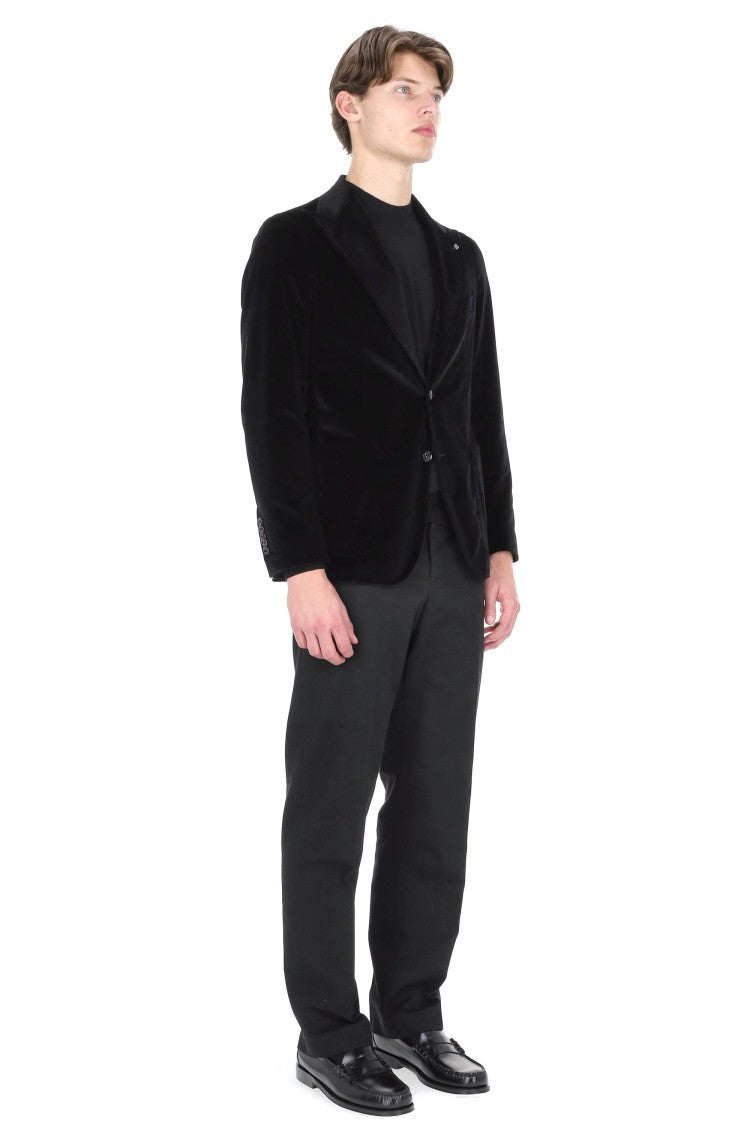 Tagliatore Pino Lerario Line Smooth Velvet Jacket