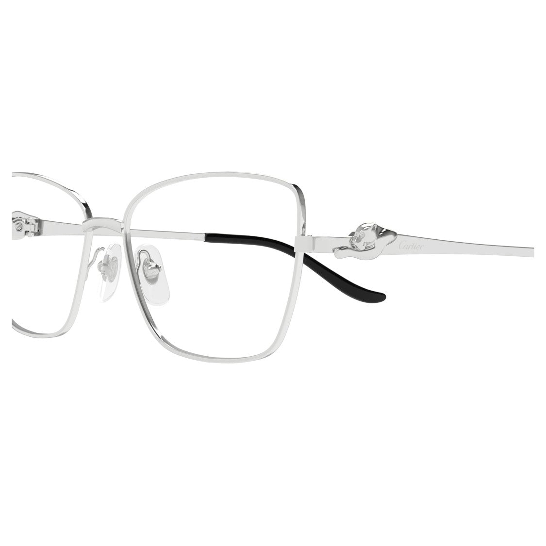 Cartier Ct0523o Square Silver-Toned Eyeglasses