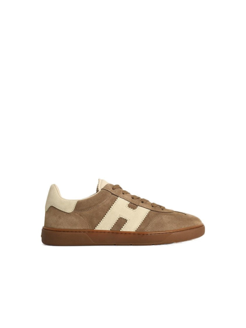 Hogan Cool' Beige Suede Sneakers