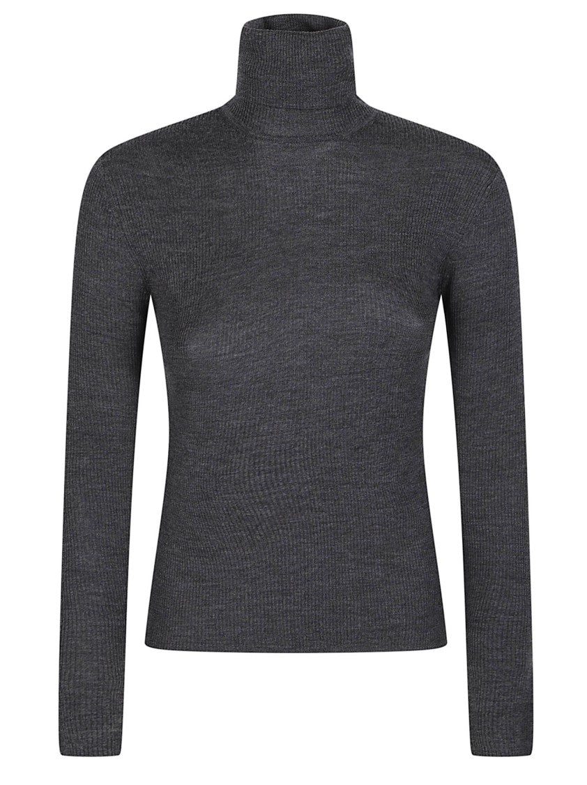 P.A.R.O.S.H. Long Turtle Neck Wool Turtleneck