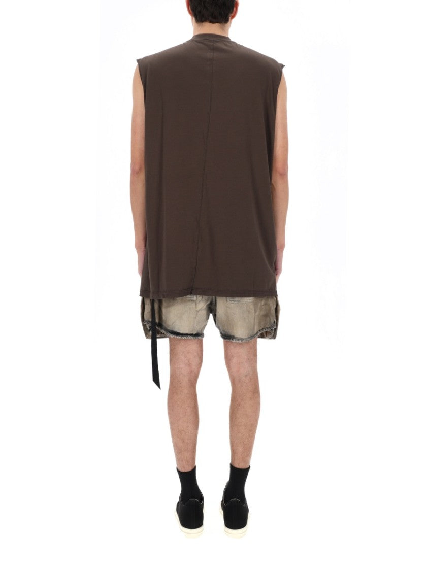 Drkshdw By Rick Owens Tarp-T Boxy High Crewneck T-Shirt