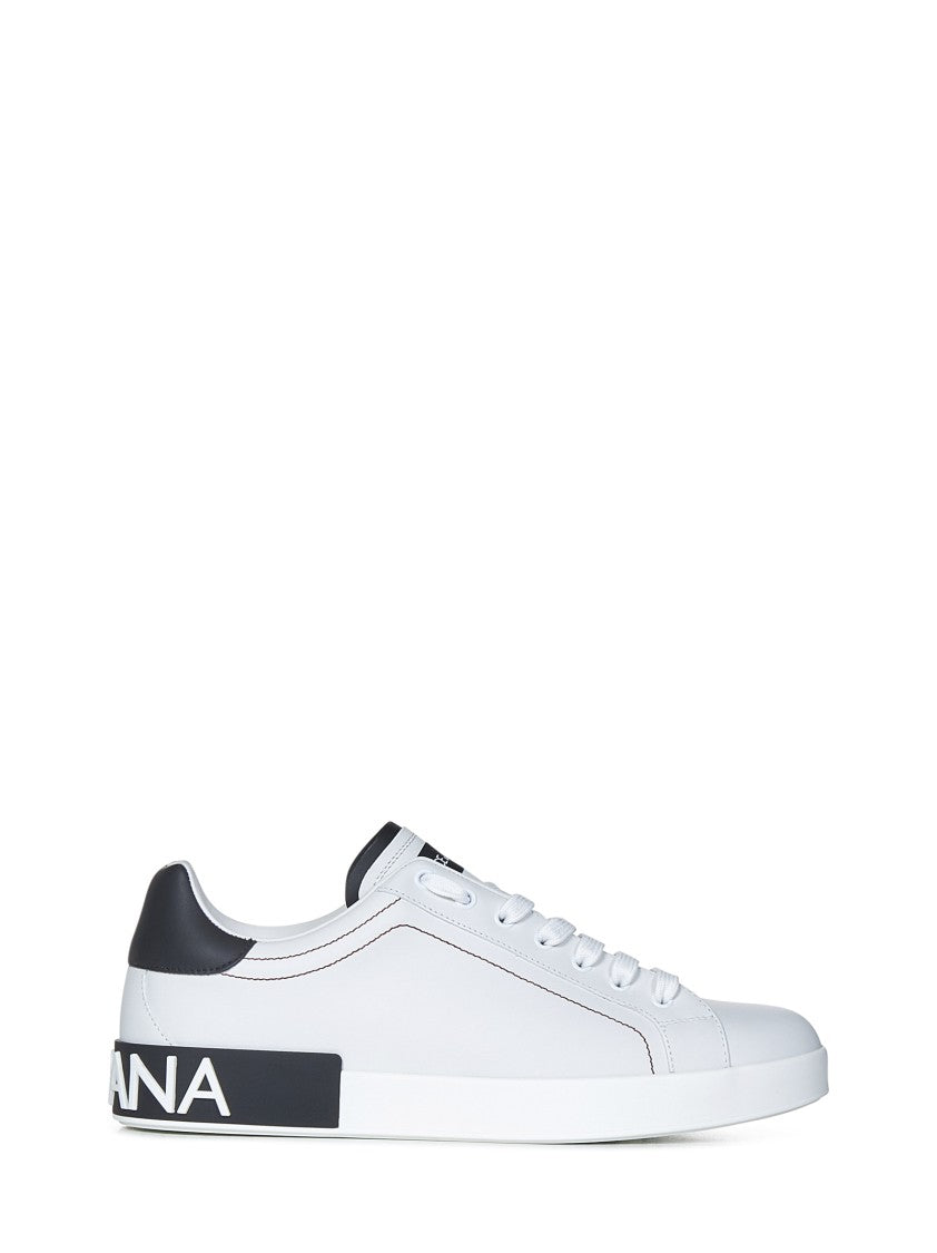Dolce & Gabbana Portofino Sneakers With Premium Calfskin