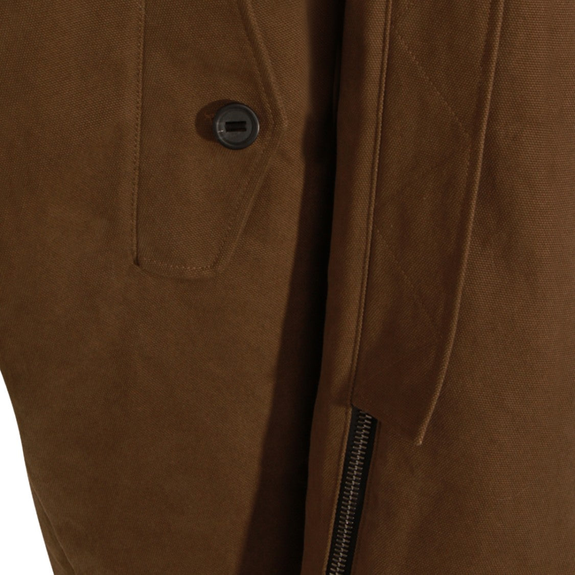 Dolce & Gabbana Brown Fur-Lined Jacket With Concealed Zipper And Relaxed Fit