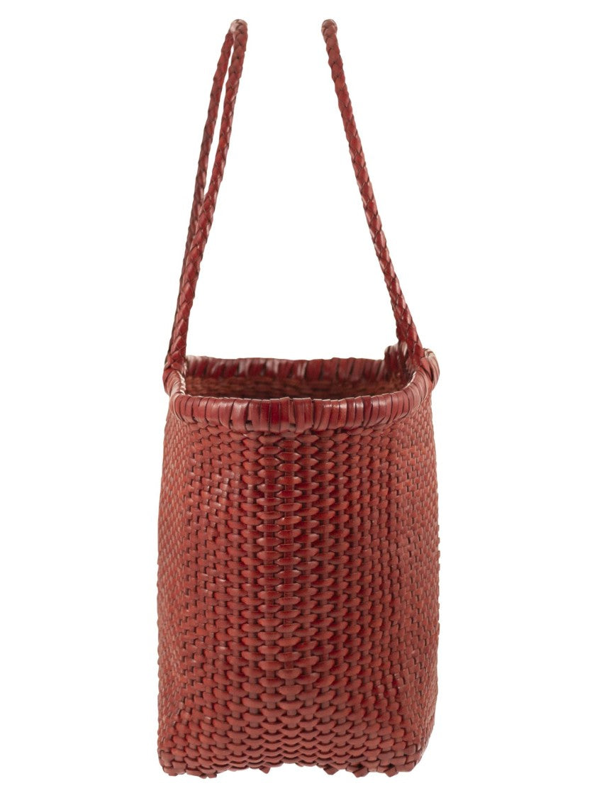 Dragon Weave - Braided Leather Bag S