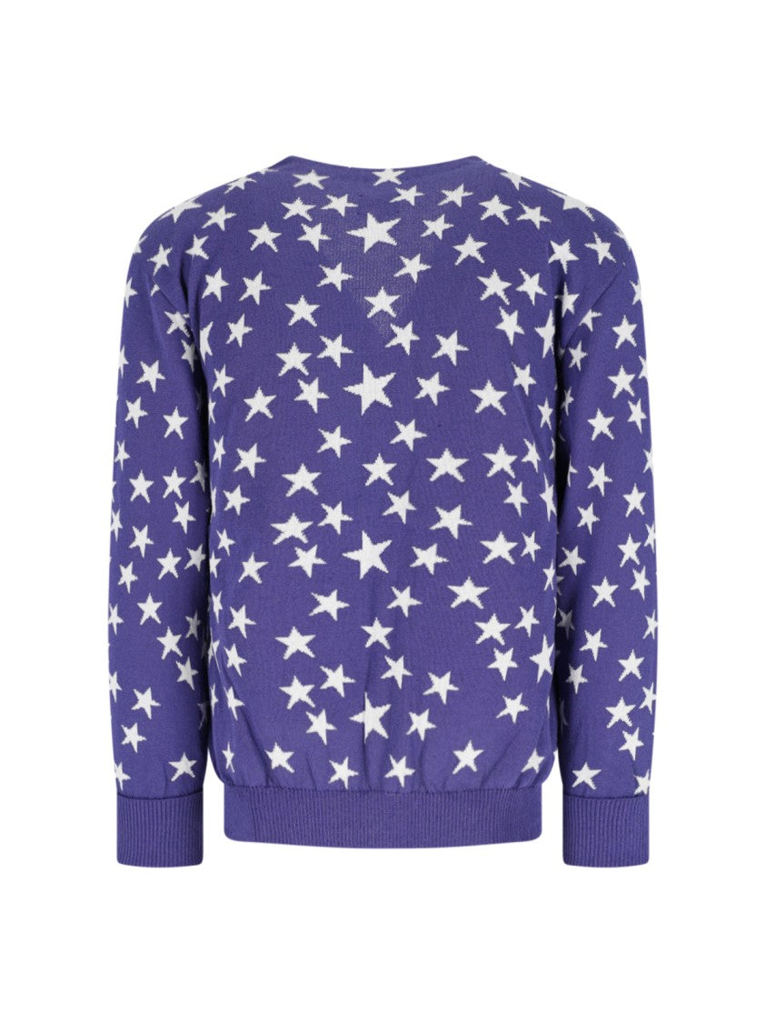Needles V-Neck Cardigan With Stars – Purple
