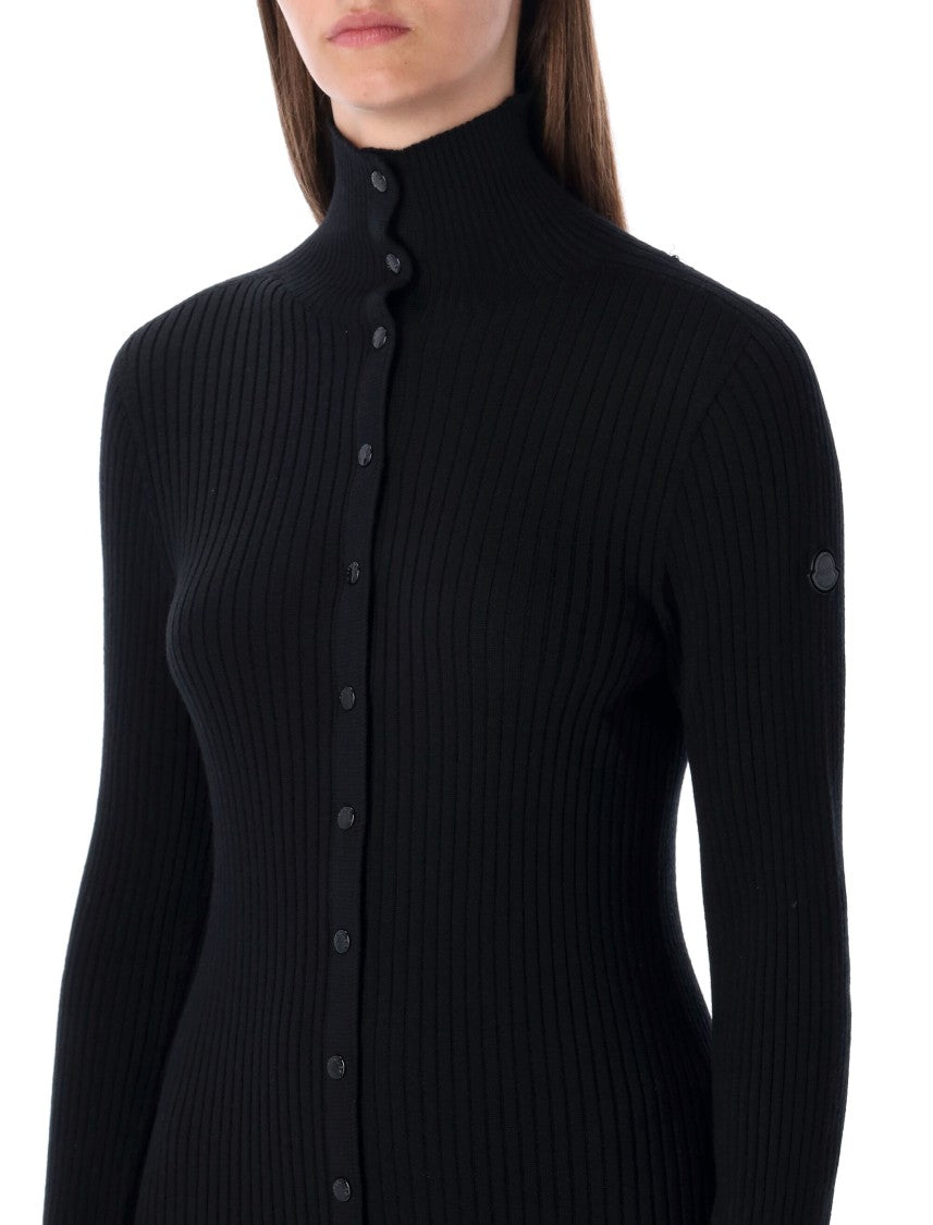 Moncler X Edward Enninful Maxi-Length Ribbed Knit Dress