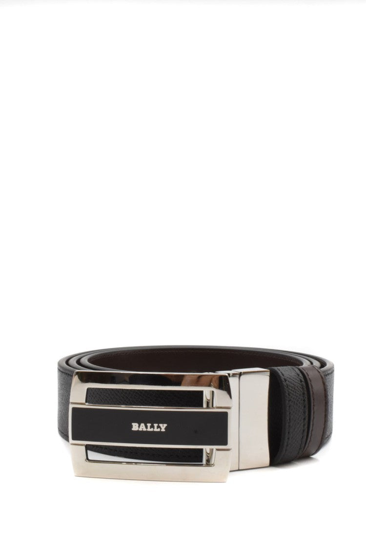 Bally Black Leather Belt
