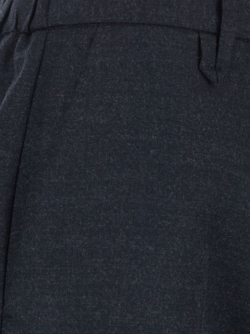 Tela Mid-Rise Tailored Wool Straight-Leg Pants
