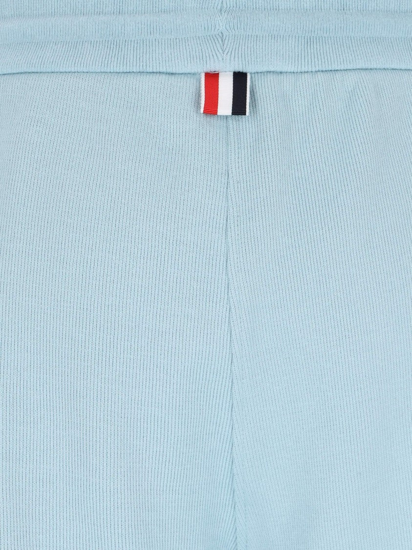 Thom Browne "4-Bar" Tracksuit Bottoms – Light Blue