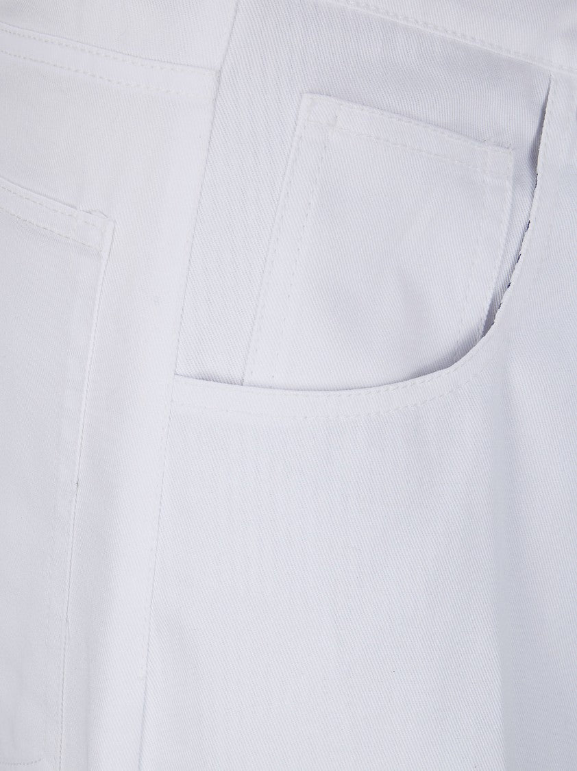 Jejia Black Gigi Wide-Leg Cotton Trousers