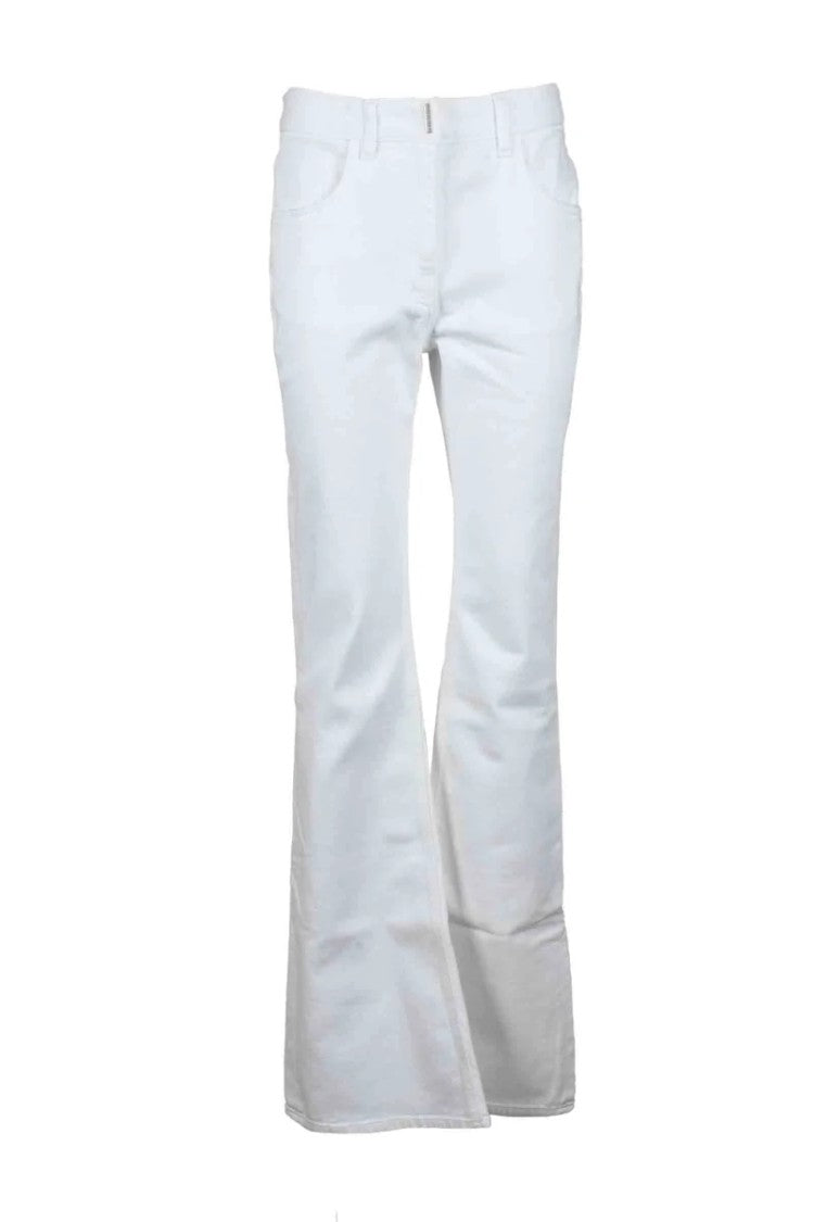 Givenchy Givenchy Stretch Cotton Trousers - White