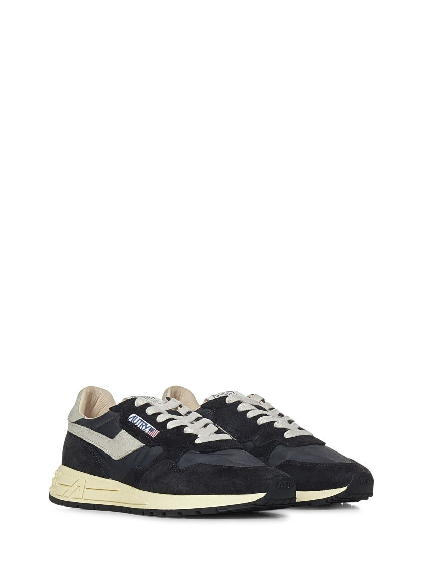 Autry Black Suede Reelwind Low
