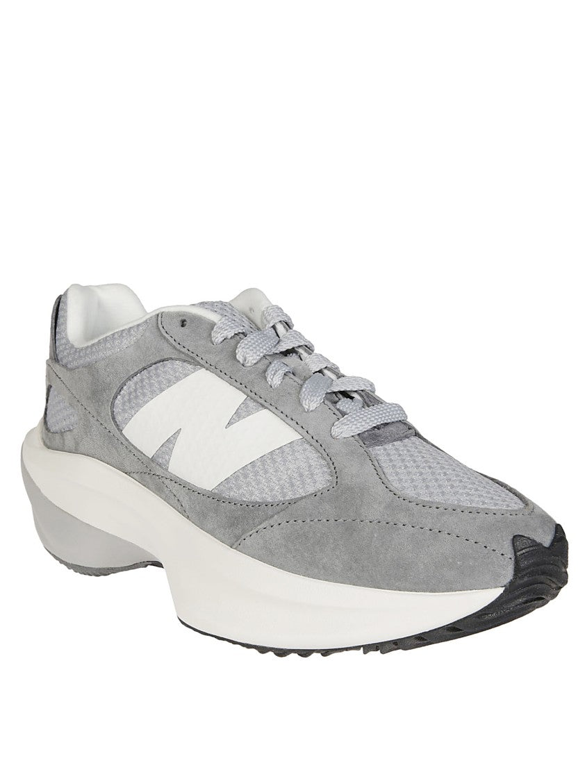 New Balance Chunky Sole Sneakers With Textured Leather