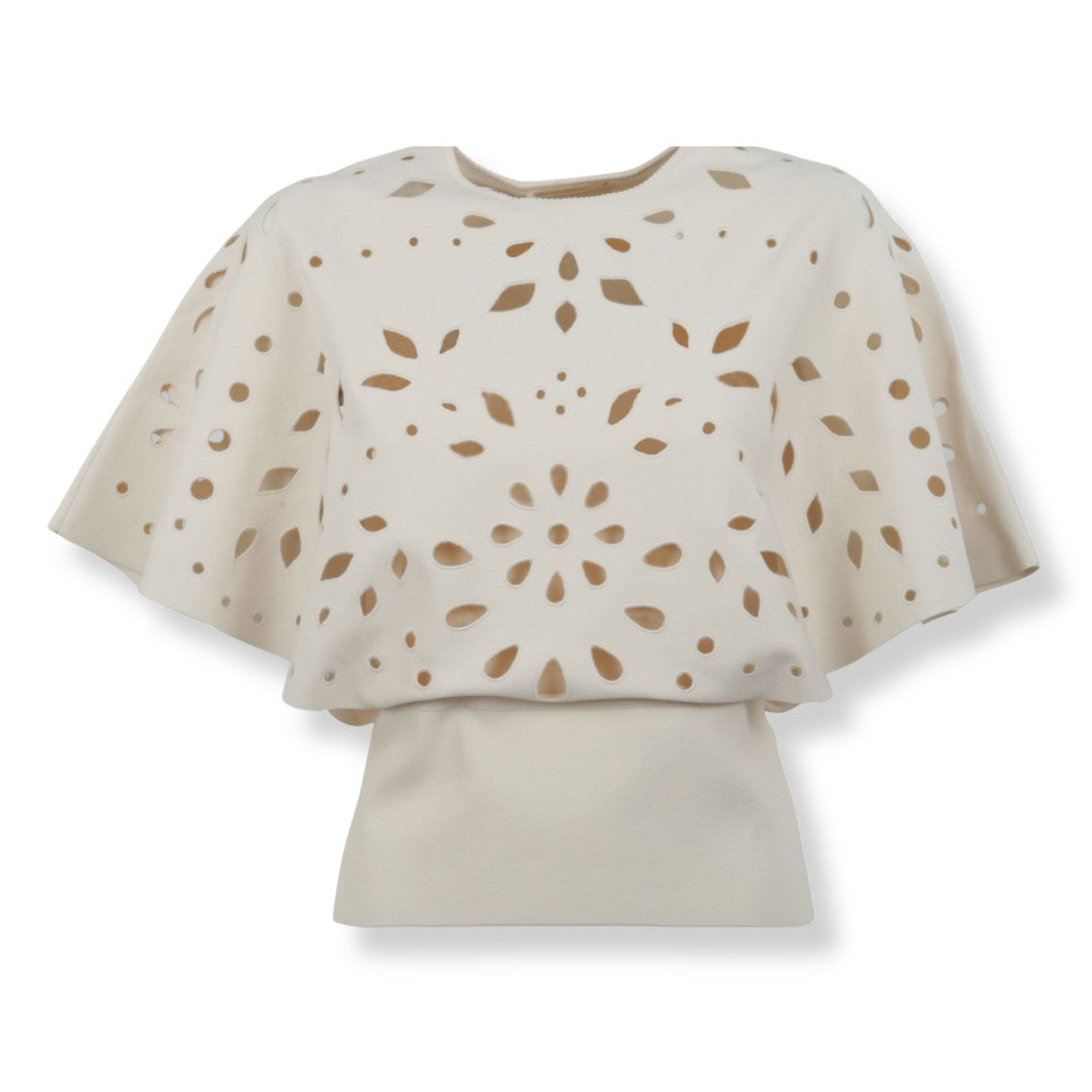 Ulla Johnson Cape Sleeve Knit Top With Textural Elegance