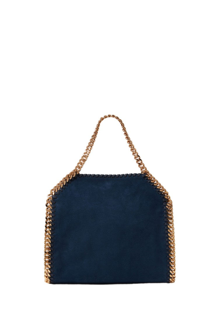 Stella Mccartney Blue Falabella Mini Alter Suede Tote Bag
