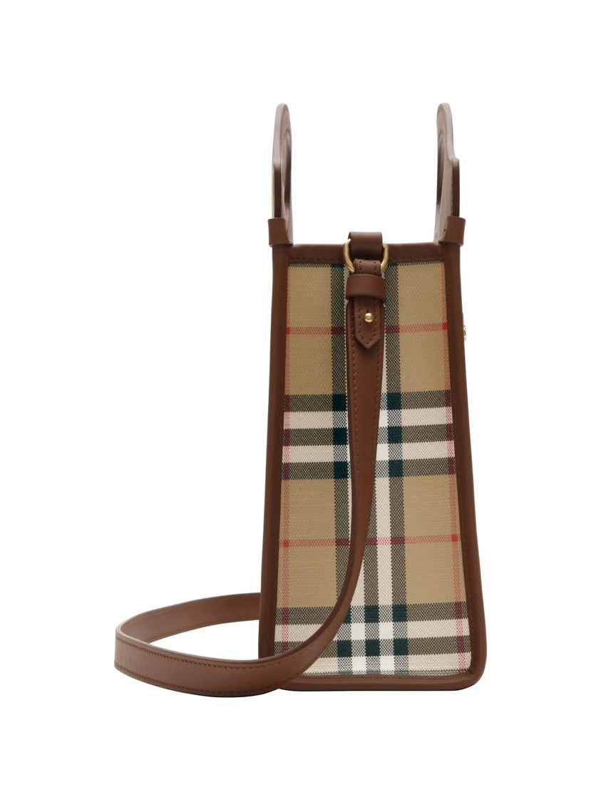 Burberry Pocket Mini Check Handbag