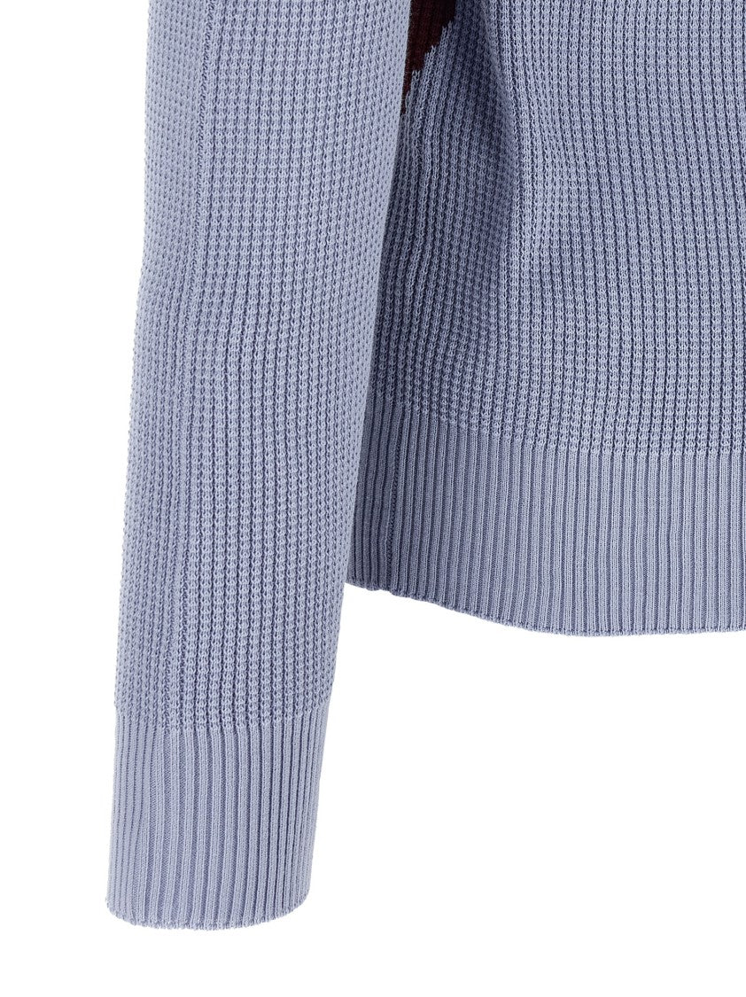 Ballantyne Argyle Pattern Sweater