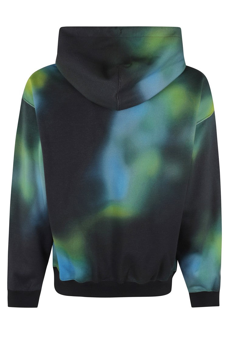 Y-3 Multicolor Graphic Hoodie With Drawstring Hood
