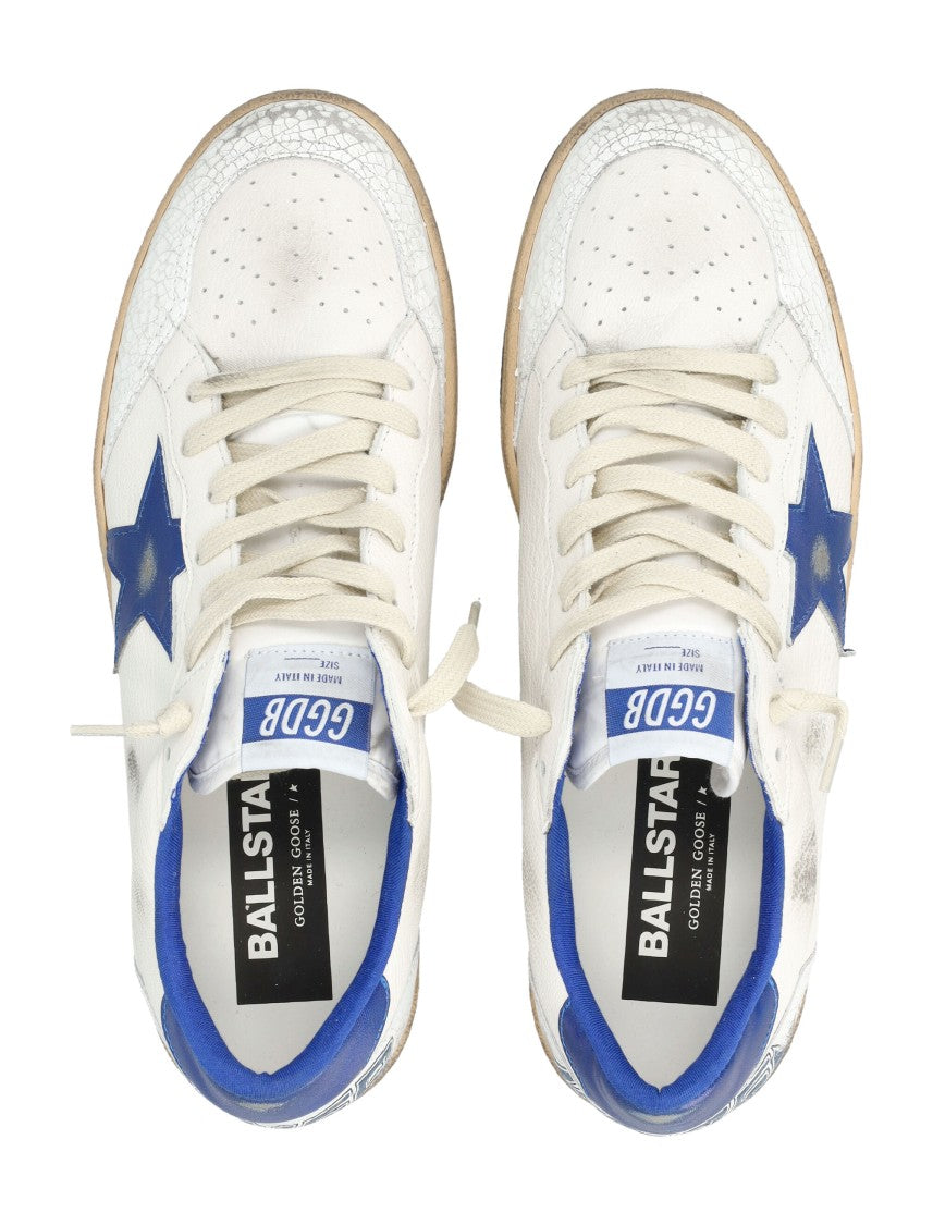 Golden Goose White Ballstar Sneakers