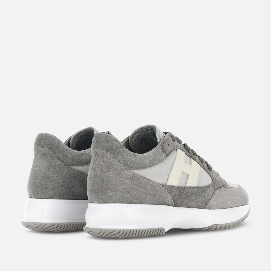 Hogan Interactive Lace-Up Sneakers In Calfskin