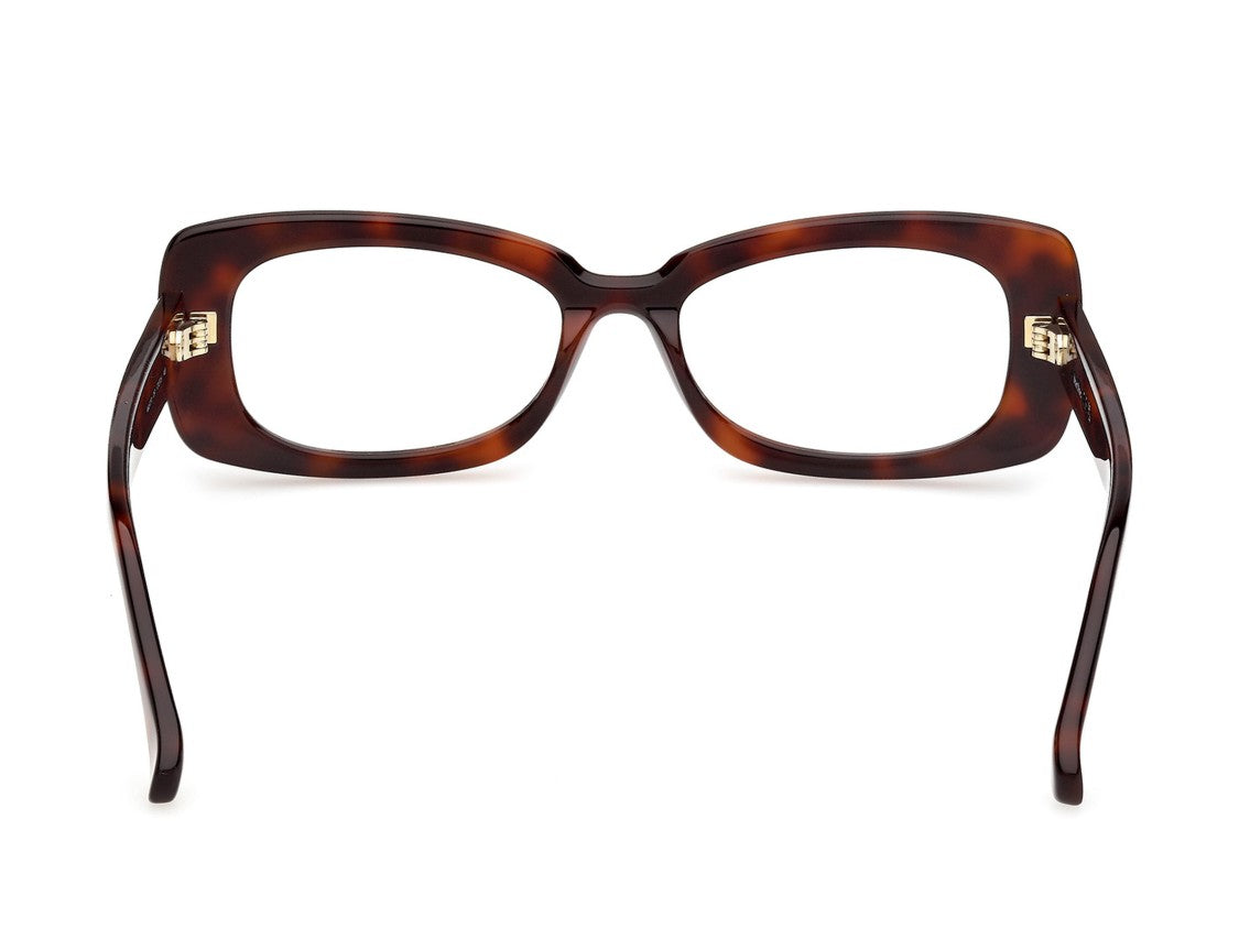 Max Mara Glossy Tortoiseshell Mm5233 Oversized Sunglasses