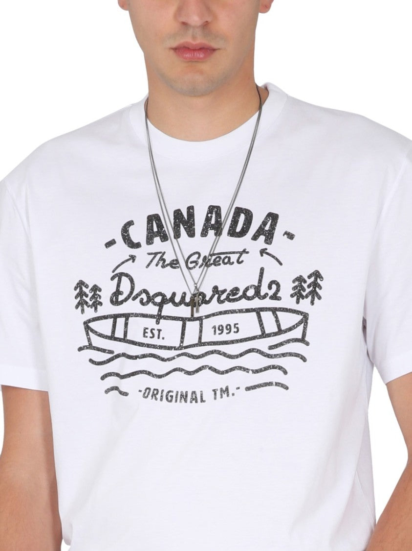 Dsquared2 Bold Logo Print T-Shirt