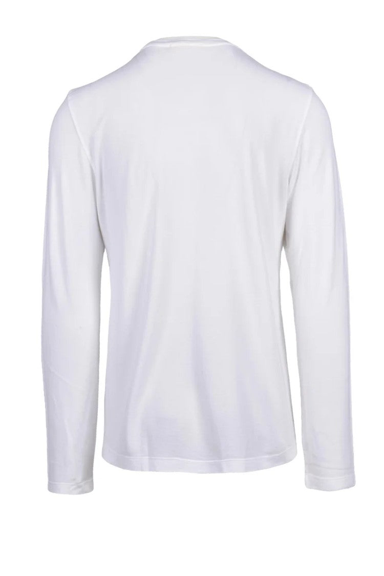Drumohr White Cotton Men T-Shirt