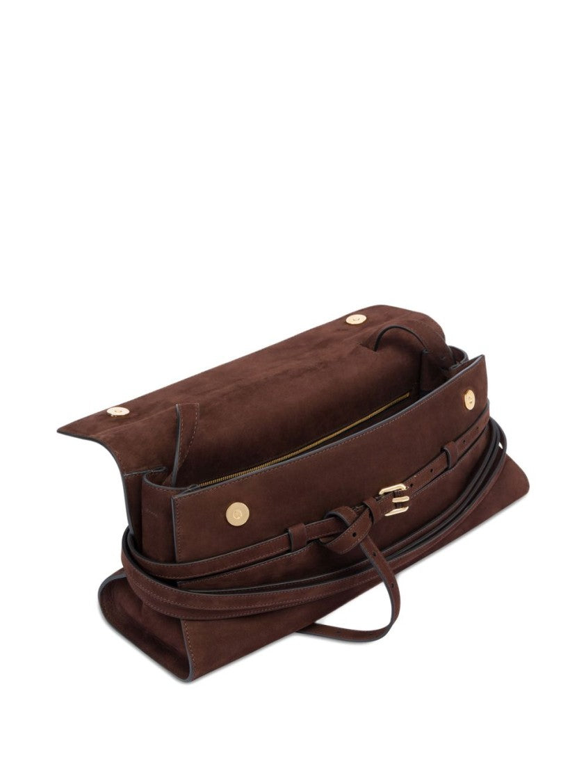 Moschino Elongated Rectangular Silk And Nylon Bag