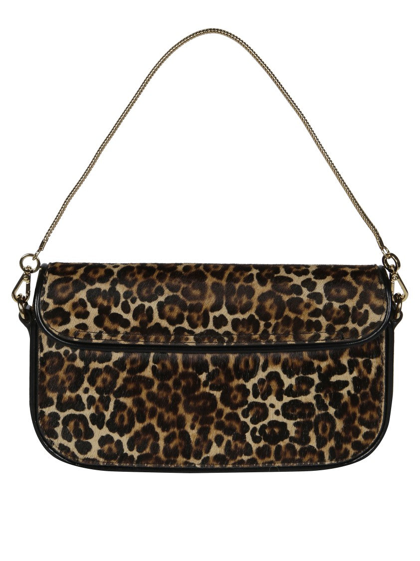 A.P.C. Leopard Print Leather Clutch