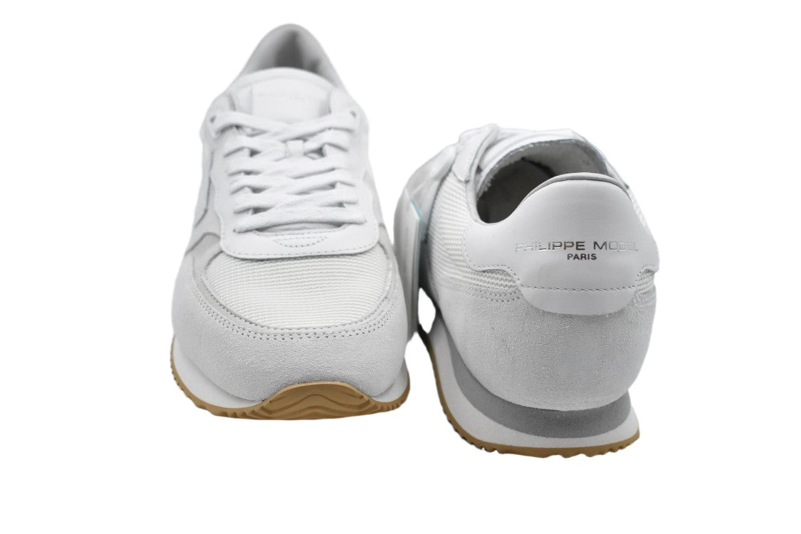 Philippe Model White Low Top Sleek Versatile Sneakers