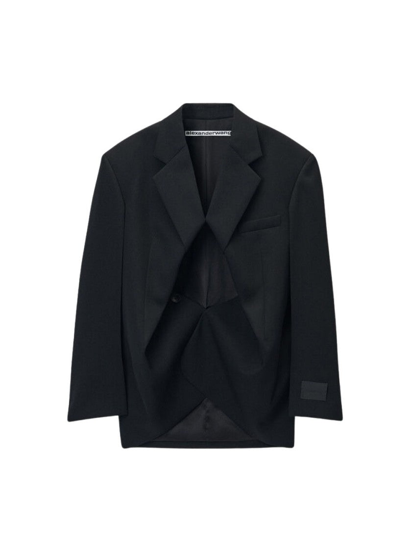 Alexander Wang Pull Back Blazer Black