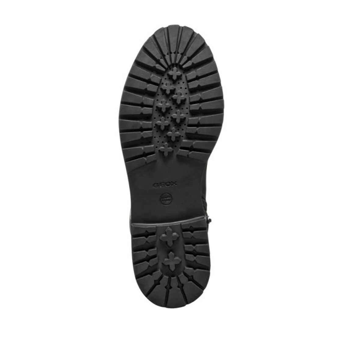 Geox Black Iridea Minimalistic Tall Flat Sole Boots