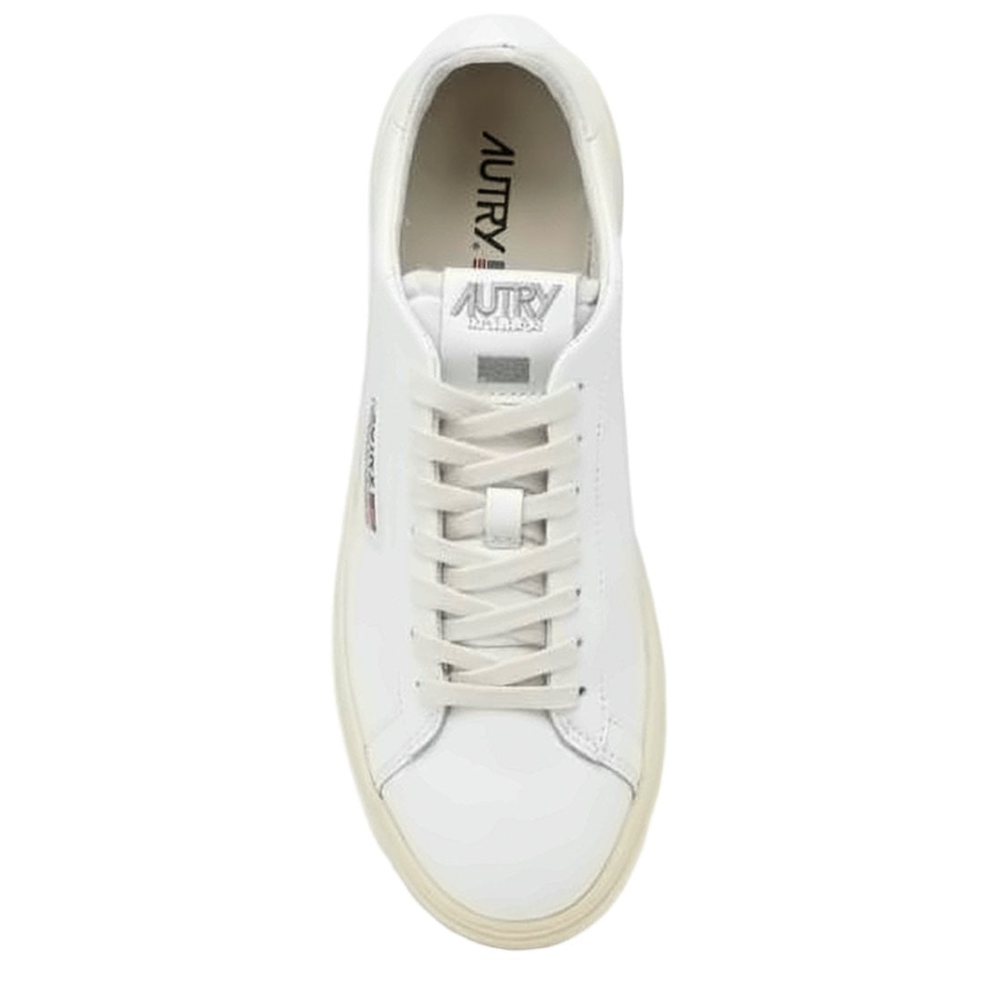 Autry Low-Top White Leather Sneakers With Minimalist Design