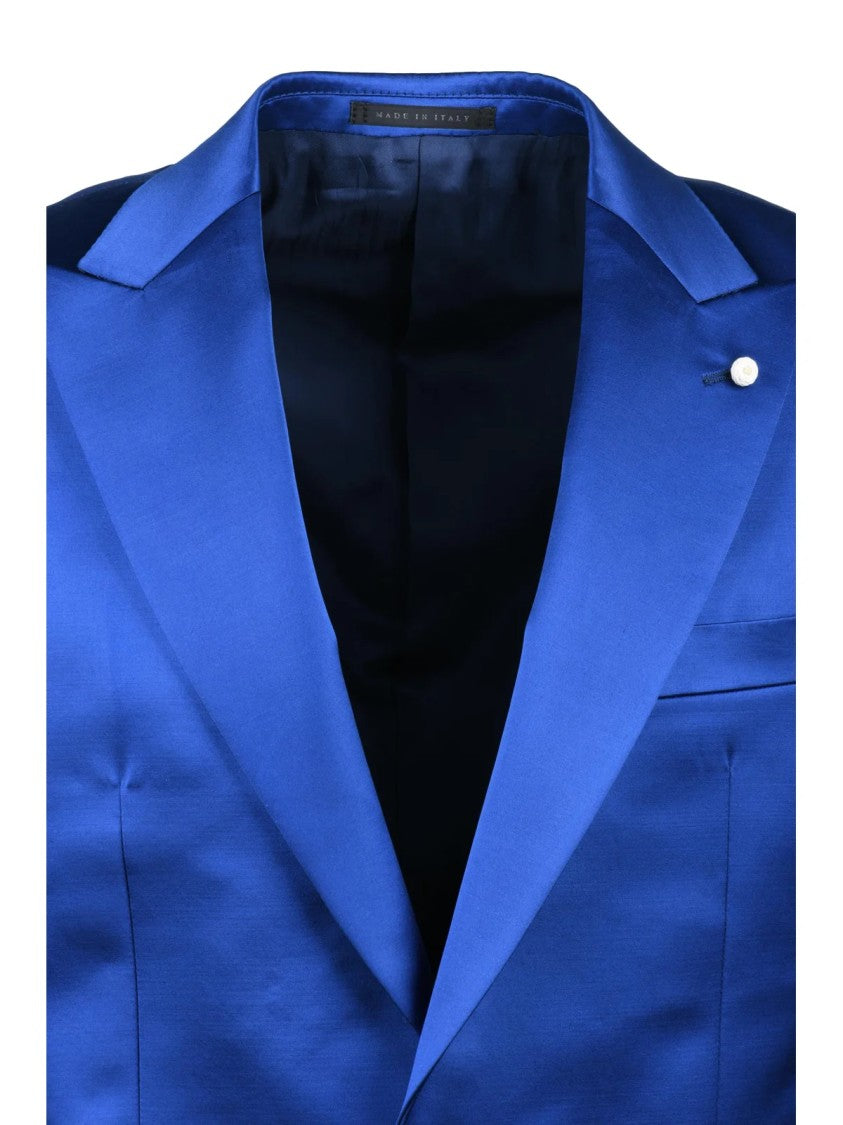 Luigi Bianchi Satin Finish Tailored Luigi Bianchi Jacket
