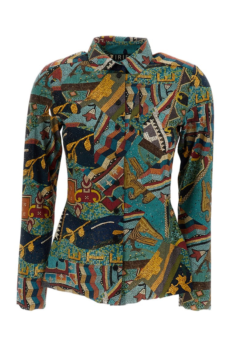 Irie' Multicolour Button-Down Shirt With Classic Collar