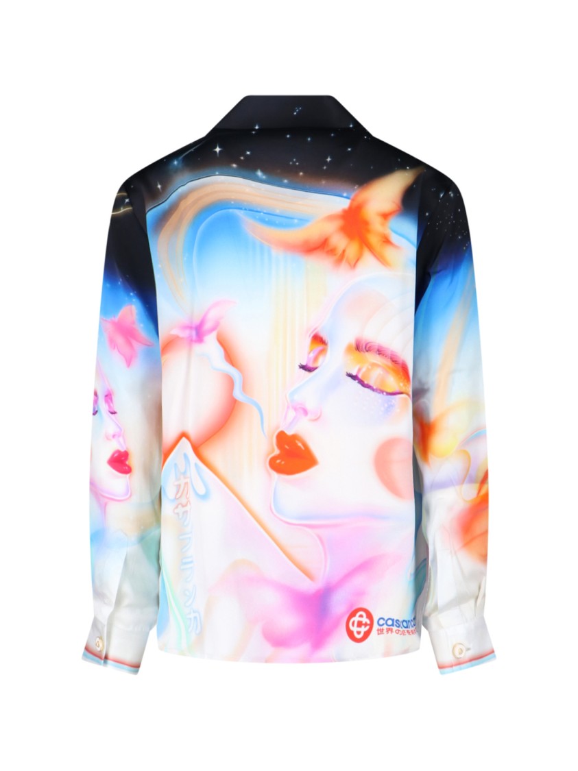 Casablanca Printed Silk Shirt – Multicolor