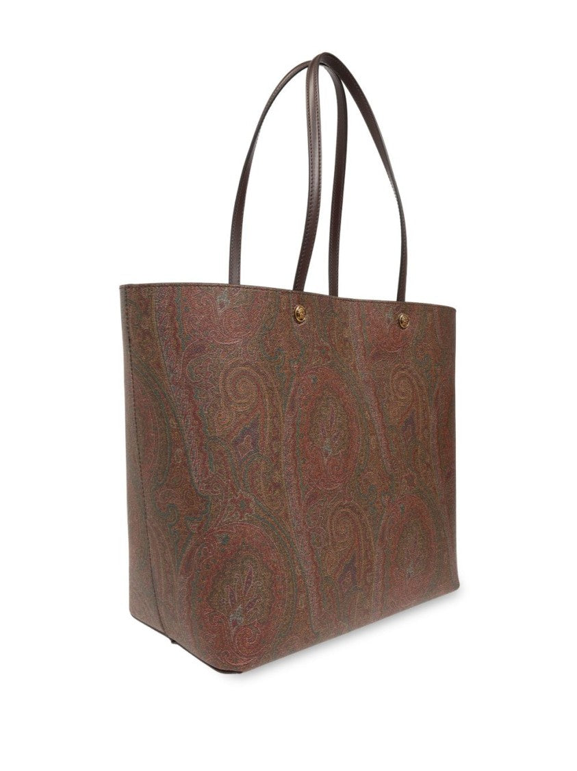 Etro Spacious Paisley Pattern Tote Bag