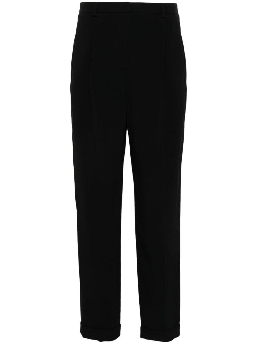 Giorgio Armani High-Waist Tailored Pants With Straight-Leg Silhouette