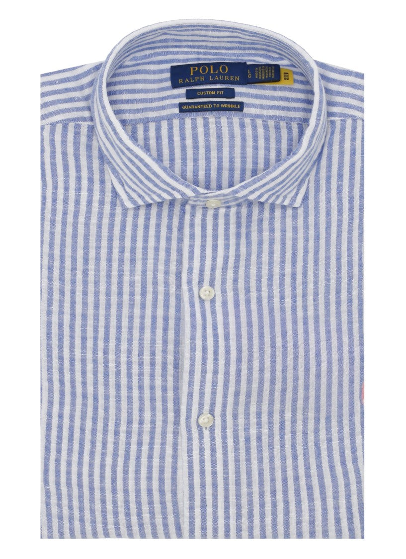 Polo Ralph Lauren Blue Striped Pony Shirt
