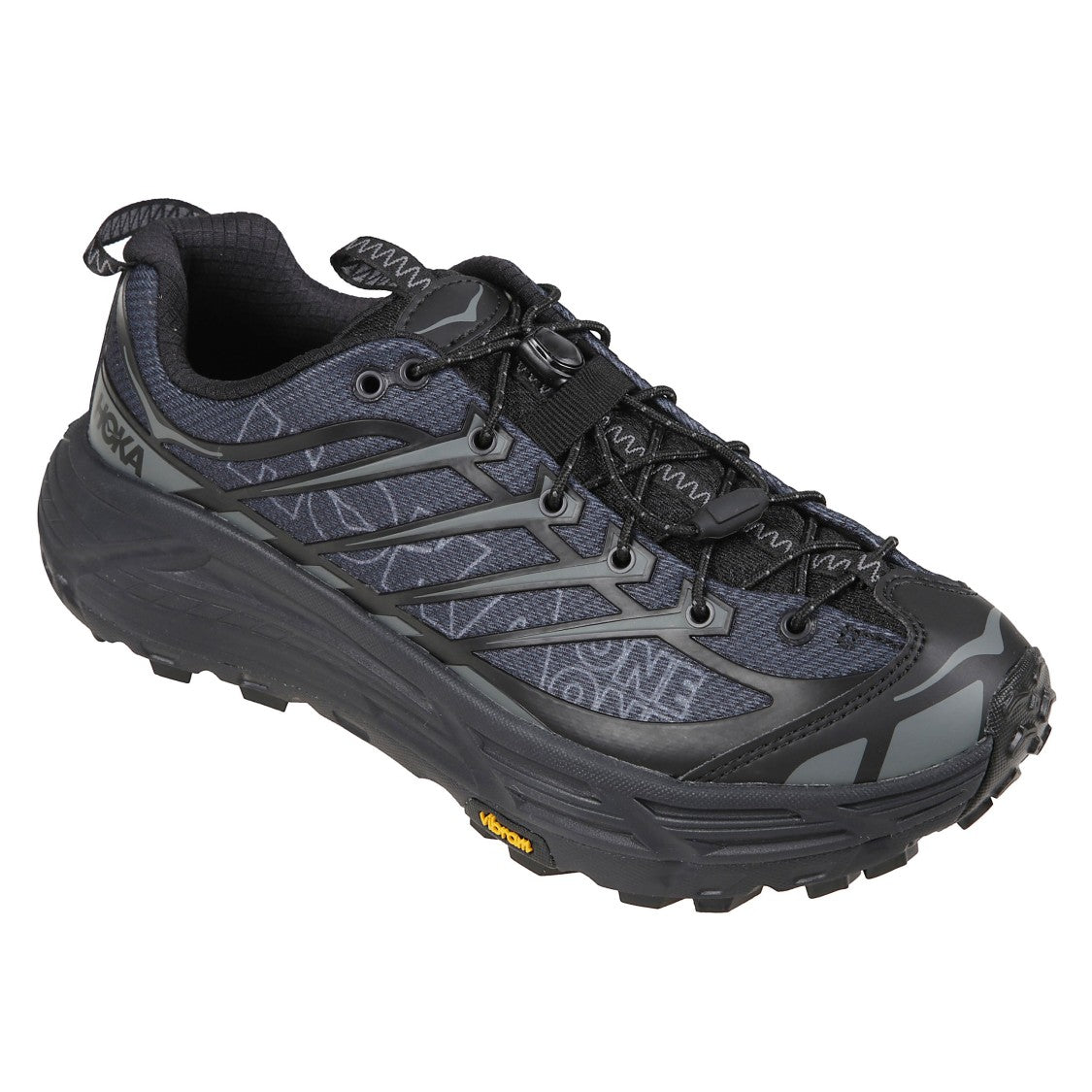 Hoka Mesh Trail Shoes With Quick-Lace System