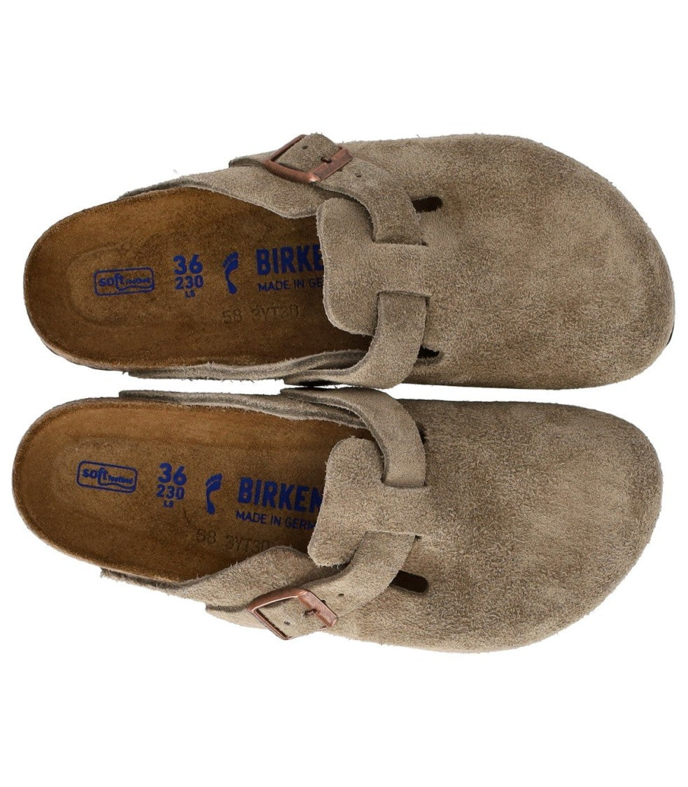 Birkenstock Boston Soft Footbed Taupe Clog