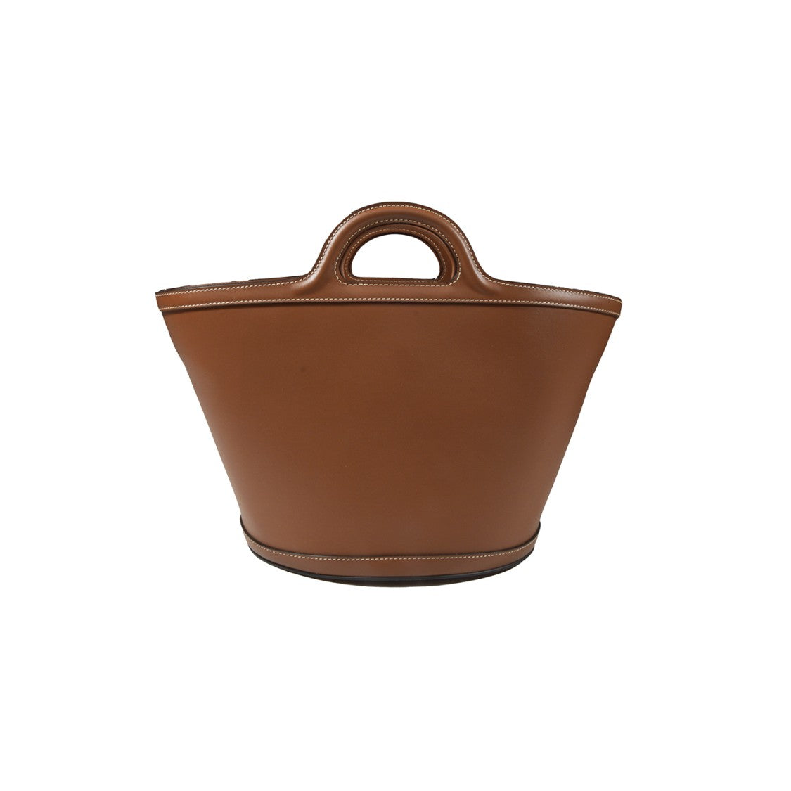 Marni Tropicalia Small Brown Leather Handbag