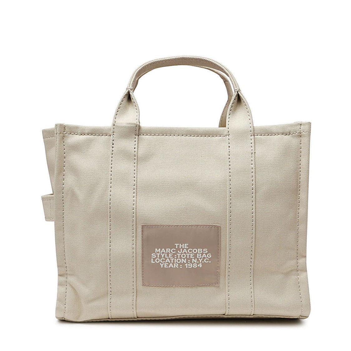 Marc Jacobs Beige Cotton The Medium Tote Bag