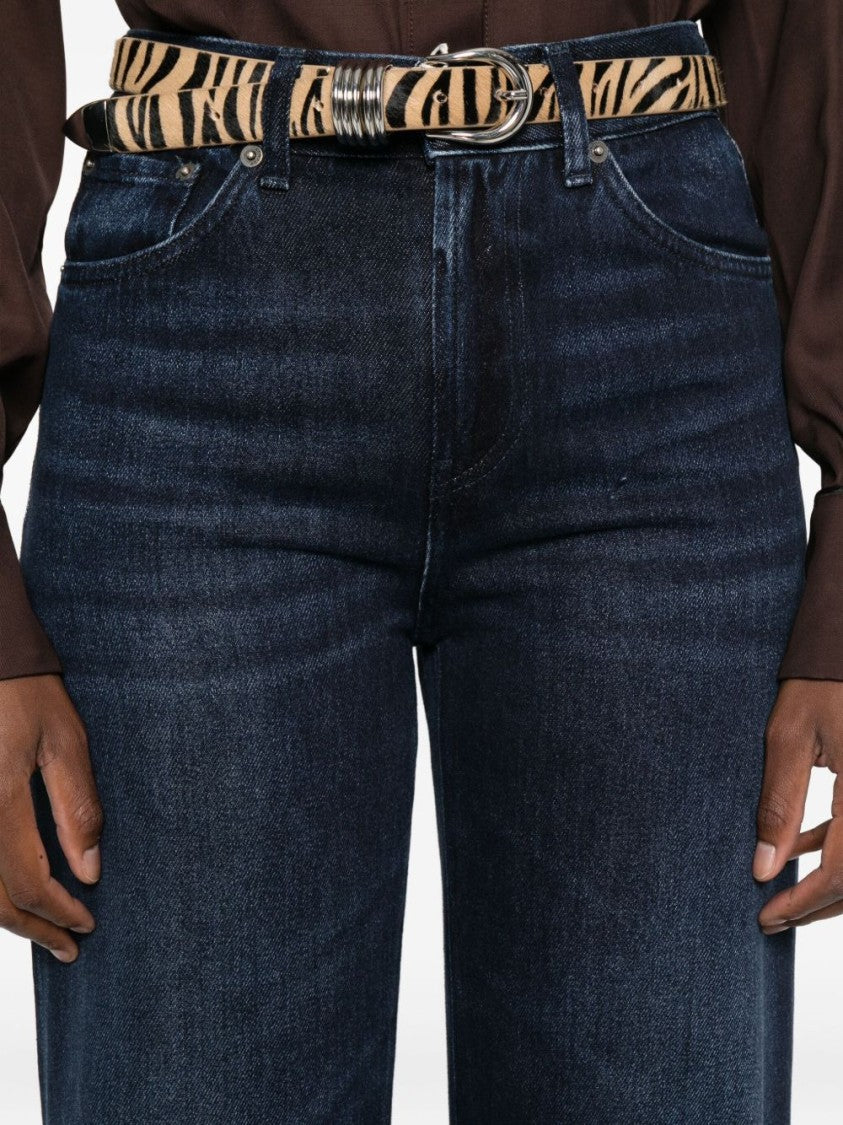 Dondup Wide-Leg Indigo Wash Jeans