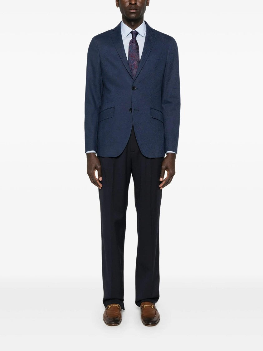 Etro Roma Logo Light Blue Pegasus Shirt