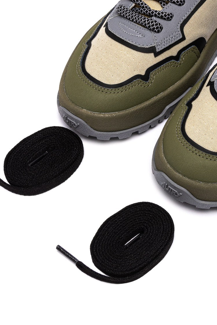 Autry Wildpace Model Cordura And Leather Sneakers