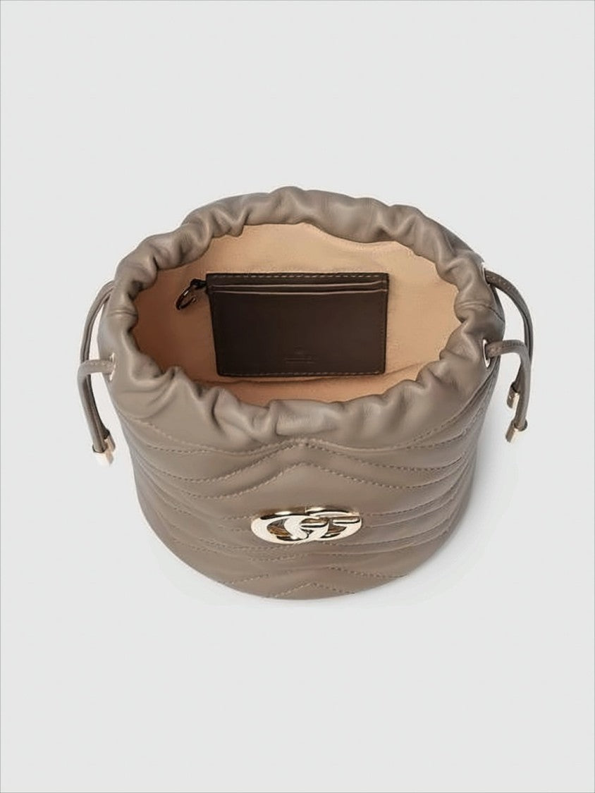 Gucci Chevron-Quilted Leather Shoulder Bag