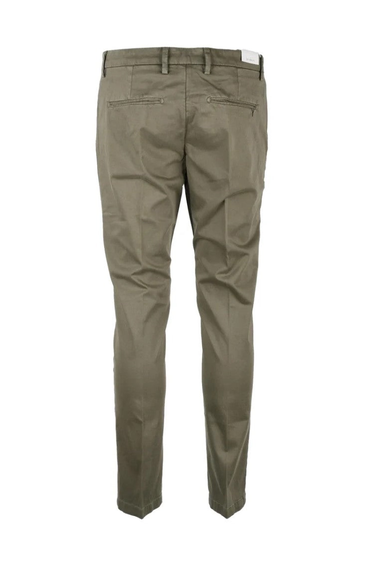 Yan Simmon Cotton Stretch Trousers - Sage Green