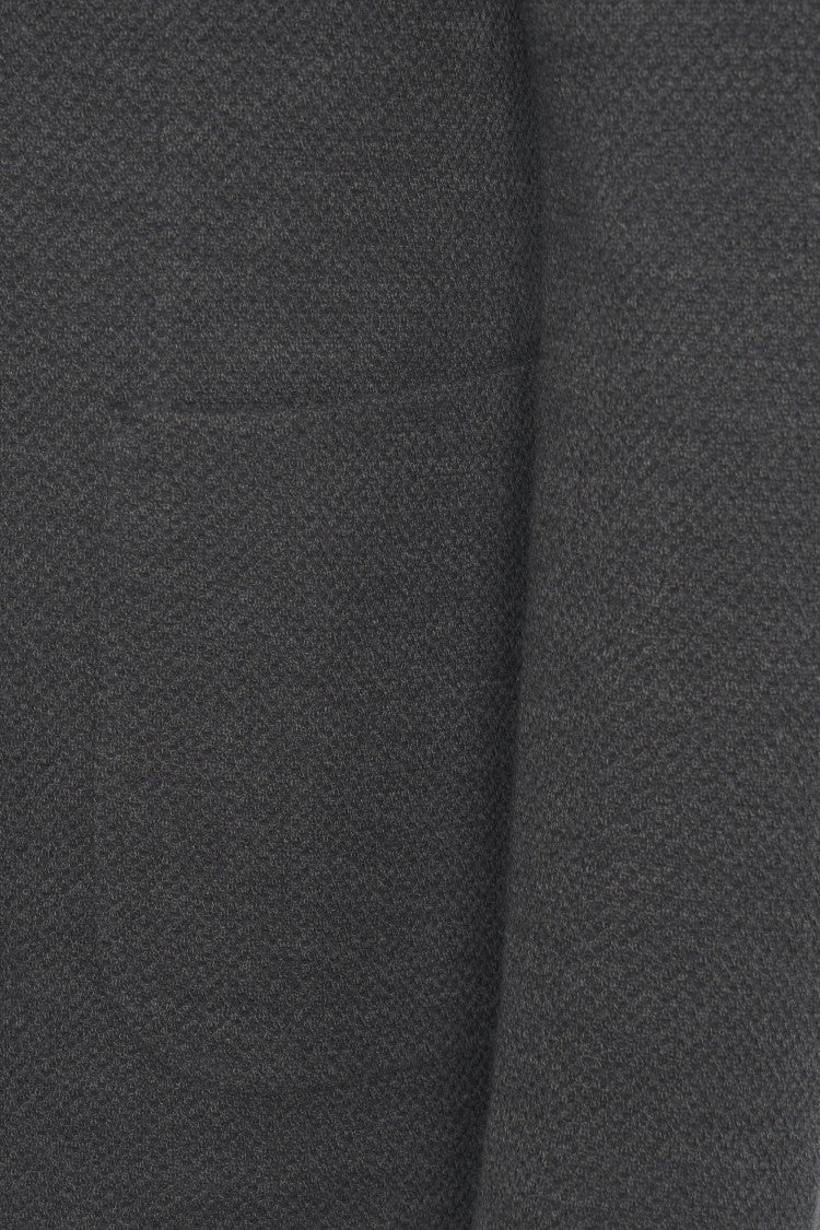 Circolo 1901 Double-Breasted Textured Knit Blazer With Classic Lapels